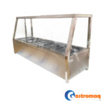 Baño María De Mesa Con Cúpula 5 Depósitos Gastromaq