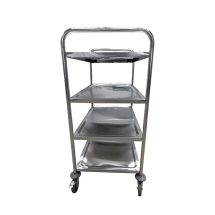 Carro Multiuso 4 Niveles Acero Inoxidable Gastromaq