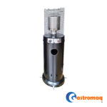 Estufa de patio baja negra Gastromaq