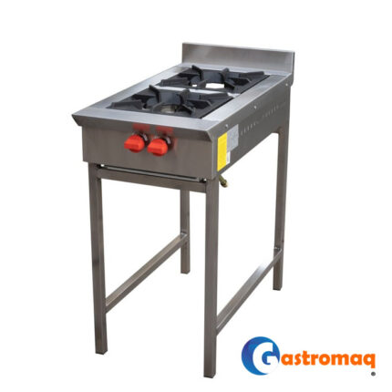 Anafe a Gas 2 Platos Alto 30x30 cms. Gastromaq