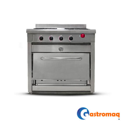 Cocina Industrial 4 Platos Con Horno Gastromaq