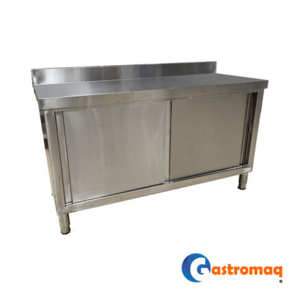 Mesón de Trabajo Cerrado Muro120x60 cm. Gastromaq