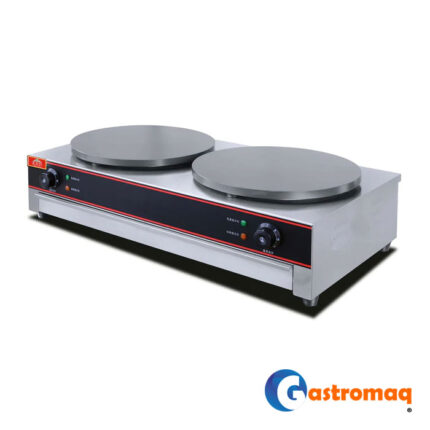 Crepera 2 Platos Eléctrica Gastromaq