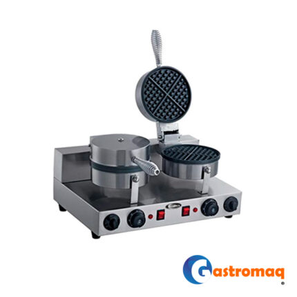 Maquina de Waflera 2 platos Circulares Gastromaq