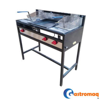 Lonchera 3 Funciones Freidora-Churrasquera-Freidora Gastromaq