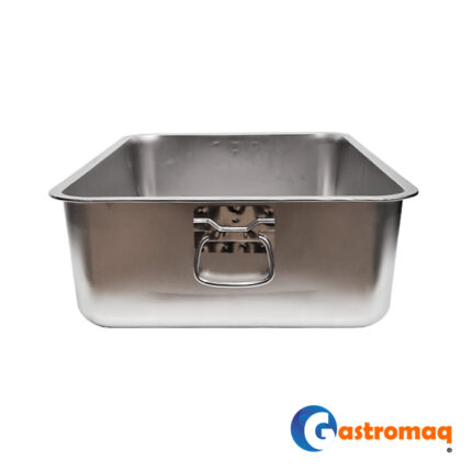 Asadera Con Asa 60x40x15 cms. Acero Inoxidable Gastromaq