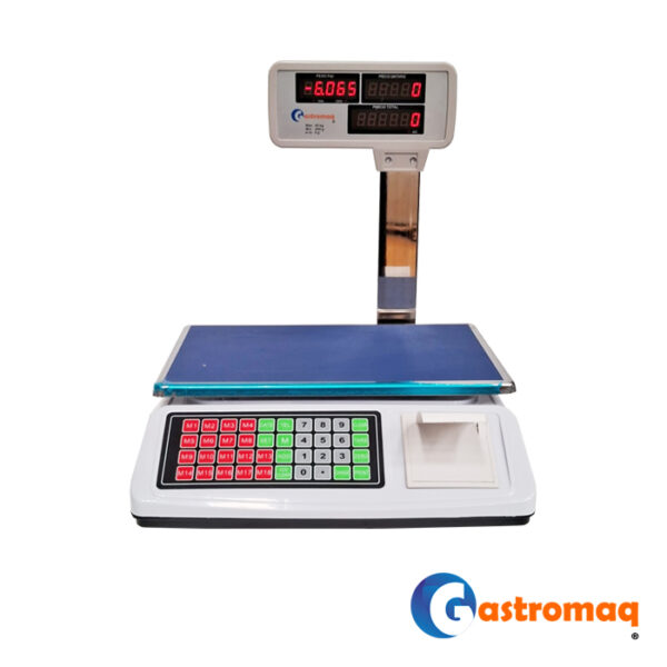 Balanza Digital 40 kgs. Con Ticket Gastromaq