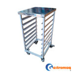 Carro Bandejero 7 Bandejas 44×32 cm. Con Ruedas Gastromaq