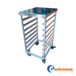 Carro Bandejero 7 Bandejas 60×40 cm. Con Ruedas Gastromaq
