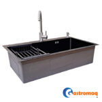 Lavaplatos Negro 80×50 cm. Gastromaq