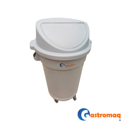 Contenedor de basura 120 lts. con tapa push Gastromaq