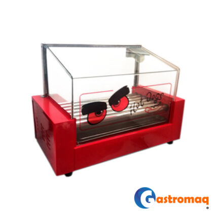 Roller de Hot Dog 7 Rodillos con Cúpula de Vidrio Gastromaq