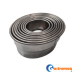 Cortador masa redondo set 8 piezas acero Gastromaq