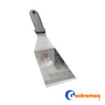 Espátula acero rectangular 10 cm. pequeña Gastromaq