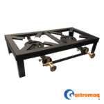 Fogón fierro negro 2 platos Gastromaq