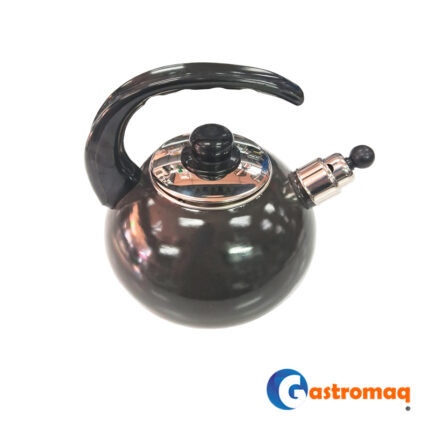 Tetera enlozada 2.2 lt. mango curvo con pito Gastromaq