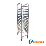 Carro bandejero 15 niveles acero inoxidable 1-1 gn (15 gn) Gastromaq