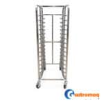 Carro bandejero 15 niveles acero inoxidable bandejas 60x40 cm. Mod.1 Gastromaq