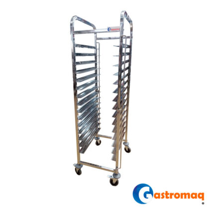 Carro bandejero 15 niveles acero inoxidable bandejas 60x40 cm. Mod.1 Gastromaq