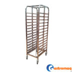 Carro bandejero 15 niveles acero inoxidable bandejas 60x40 cm. mod.3 Gastromaq