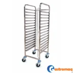 Carro bandejero 15 niveles acero inoxidable bandejas 60x40 cm. mod.3 Gastromaq