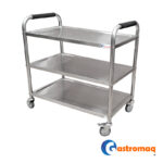Carro transportador 3 niveles 90x50 cm. (lujo) Gastromaq