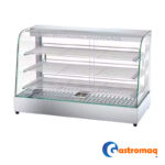 Vitrina Templada 90 cm. Acero Vidrio Gastromaq