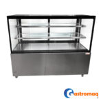 Vitrina Pastelera 3 Niveles 1.5 mts. Cuadrada Gastromaq