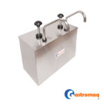 Dispensador Salsa Acero 2 Depósitos 3 Lts. Gastromaq