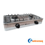 Cocina 2 Platos Acero A Gas Gastromaq