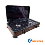 Cocina 2 Platos Acero Con Tapa Gastromaq