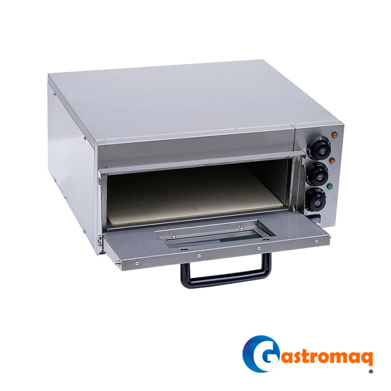 Horno-Pizza-Eléctrico-Una-Cámara-41,5x40x12-cm.-Gastromaq-2 Horno Pizza Eléctrico Una Cámara 41,5x40x12 cm. Gastromaq - Imagen 1