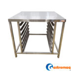 Mesón Para Horno Convector Con Bandejero 61.5x80 cm. Gastromaq