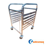 Carro Bandejero 6 Niveles Acero Inoxidable 1/1GN (6GN) Gastromaq