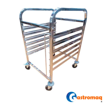 Carro Bandejero 6 Niveles Acero Inoxidable 1/1GN (6GN) Gastromaq