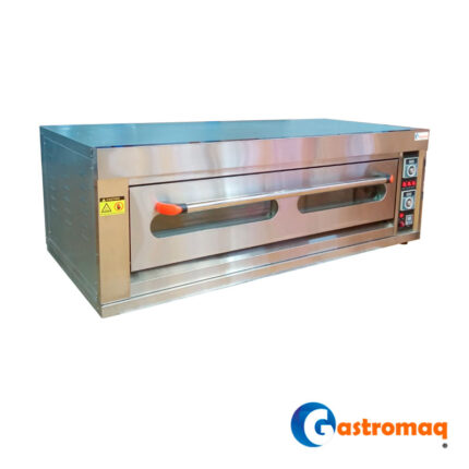 Horno de Piso Eléctrico 1 Cámara 58x68 cm (3 Bandejas 60x40) Gastromaq