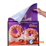 Caja De Luz Para Publicidad 60x90 cm Con Soporte Gastromaq - Imagen 2