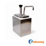 Dispensador De Salsas Con Bomba Acero 1 Depósito 2 lts. Gastromaq
