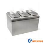 Dispensador Salsa Acero 3 Depósitos 6 lts. Toppo Gastromaq