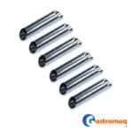 Set Molde De canoli 13 cm. 6 Piezas Acero Gastromaq