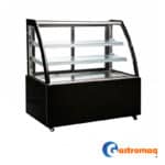 Vitrina Pastelera 3 Niveles Curva 1.5 mts. Gastromaq