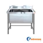 Lavafondo 1 Recipiente 100x70x90 cm. Gastromaq