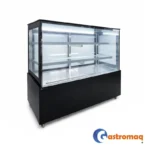 Vitrina Pastelera 3 Niveles Negra 1.2 mts. Cuadrada Gastromaq - Imagen 2