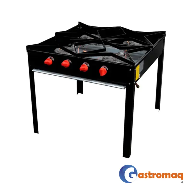 Cocina-Anafe-4-Platos-Alto-Certificado-Eco-gastromaq Cocina Anafe 4 Platos Alto Certificado Eco Gastromaq - Imagen 1